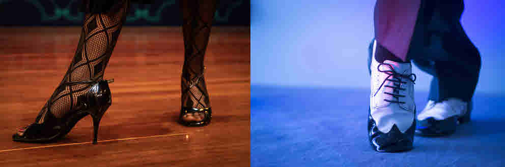 Tango Schuhe Frau und Mann
