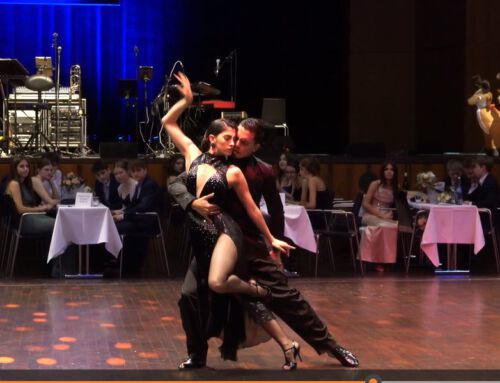 Marianna und Daniel tanzten im Kongresszentrum Rosengarten in Mannheim